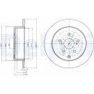 Delphi | Bremsscheibe | BG4237