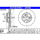ATE | Bremsscheibe | 24.0125-0189.1