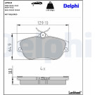 Delphi | Bremsbelagsatz, Scheibenbremse | LP919