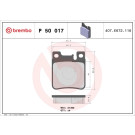 P 50 017 Bremsbelagsatz, Scheibenbremse PRIME LINE