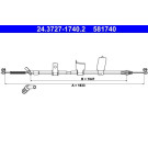 ATE | Seilzug, Feststellbremse | 24.3727-1740.2