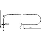 BOSCH | Seilzug, Feststellbremse | 1 987 477 962 BOSCH | Seilzug, Feststellbremse | 1 987 477 962
