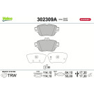302309A Bremsbelagsatz, Scheibenbremse EXPERT