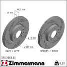 Zimmermann Bremsscheibe BLACK Z 370.3083.53