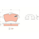 GDB1629 Bremsbelagsatz, Scheibenbremse COTEC GDB1629 Bremsbelagsatz, Scheibenbremse COTEC