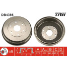 TRW | Bremstrommel | DB4386