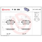 Brembo | Bremsbelagsatz, Scheibenbremse | P 06 086