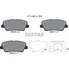 Textar | Bremsbelagsatz, Scheibenbremse | 2552003