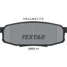 Textar | Bremsbelagsatz, Scheibenbremse | 2465301