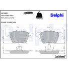 Delphi | Bremsbelagsatz, Scheibenbremse | LP1821 Delphi | Bremsbelagsatz, Scheibenbremse | LP1821