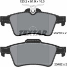 Textar | Bremsbelagsatz, Scheibenbremse | 2521801