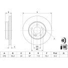 BOSCH | Bremsscheibe | 0 986 479 D60