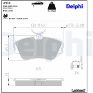LP918 Bremsbelagsatz, Scheibenbremse