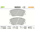Valeo Bremsbelagsatz, Scheibenbremse ESSENTIAL 302523