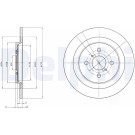 Delphi | Bremsscheibe | BG4076