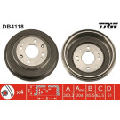 TRW | Bremstrommel | DB4118