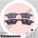 Zimmermann | Bremsbelagsatz, Scheibenbremse | 24176.210.1