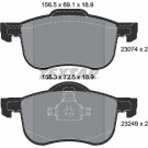 2307401 Bremsbelagsatz, Scheibenbremse Q+