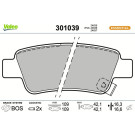 301039 Bremsbelagsatz, Scheibenbremse ESSENTIAL
