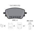 Textar | Bremsbelagsatz, Scheibenbremse | 2298701