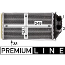 Mahle | Wärmetauscher, Innenraumheizung | AH 187 000P