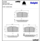 Delphi Bremsbelagsatz, Scheibenbremse LP1930