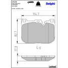 Delphi Bremsbelagsatz, Scheibenbremse LP3248