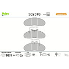 Valeo Bremsbelagsatz, Scheibenbremse ESSENTIAL 302576