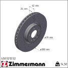 Zimmermann Bremsscheibe SPORT Z 450.5212.52