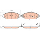 GDB3579 Bremsbelagsatz, Scheibenbremse COTEC GDB3579 Bremsbelagsatz, Scheibenbremse COTEC