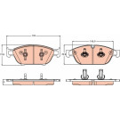 GDB2113 Bremsbelagsatz, Scheibenbremse GDB2113 Bremsbelagsatz, Scheibenbremse