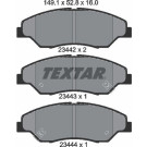 Textar | Bremsbelagsatz, Scheibenbremse | 2344201