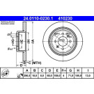 24.0110-0230.1 Bremsscheibe 24.0110-0230.1 Bremsscheibe