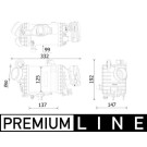 Mahle | Ladeluftkühler | CI 616 000P