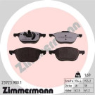 Zimmermann | Bremsbelagsatz, Scheibenbremse | 23723.980.1