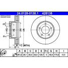 ATE | Bremsscheibe | 24.0128-0138.1