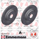 Zimmermann | Bremsscheibe | 400.3687.53
