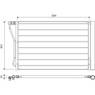 814388 Kondensator, Klimaanlage 814388 Kondensator, Klimaanlage