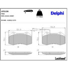 Delphi Bremsbelagsatz, Scheibenbremse LP2136