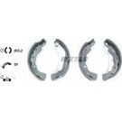 Textar | Bremsbackensatz | 91056400