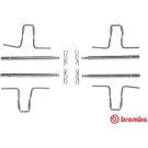 Brembo A 02 278 Zubehörsatz, Scheibenbremsbelag PRIME LINE
