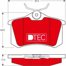TRW GDB1330DTE Bremsbeläge DTEC COTEC nicht für Verschleißwarnanzeiger vorbereitet, mit Zubehör TRW GDB1330DTE Bremsbeläge DTEC COTEC nicht für Verschleißwarnanzeiger vorbereitet, mit Zubehör