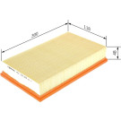 BOSCH 1 457 433 523 Luftfilter