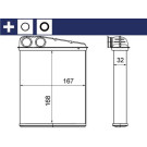 Mahle | Wärmetauscher, Innenraumheizung | AH 16 000S