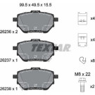 Textar | Bremsbelagsatz, Scheibenbremse | 2623601