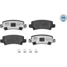 Meyle Bremsbelagsatz, Scheibenbremse MEYLE-PD: Advanced performance and design 025 238 1616/PD