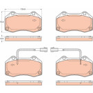 GDB2049 Bremsbelagsatz, Scheibenbremse GDB2049 Bremsbelagsatz, Scheibenbremse