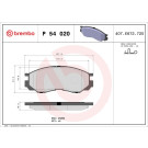 Brembo | Bremsbelagsatz, Scheibenbremse | P 54 020