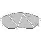 Valeo | Bremsbelagsatz, Scheibenbremse | 301654