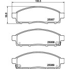 Hella Pagid | Bremsbelagsatz, Scheibenbremse | 8DB 355 015-321